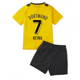 Baby Fußballbekleidung Borussia Dortmund Giovanni Reyna #7 Heimtrikot 2022-23 Kurzarm (+ kurze hosen)
